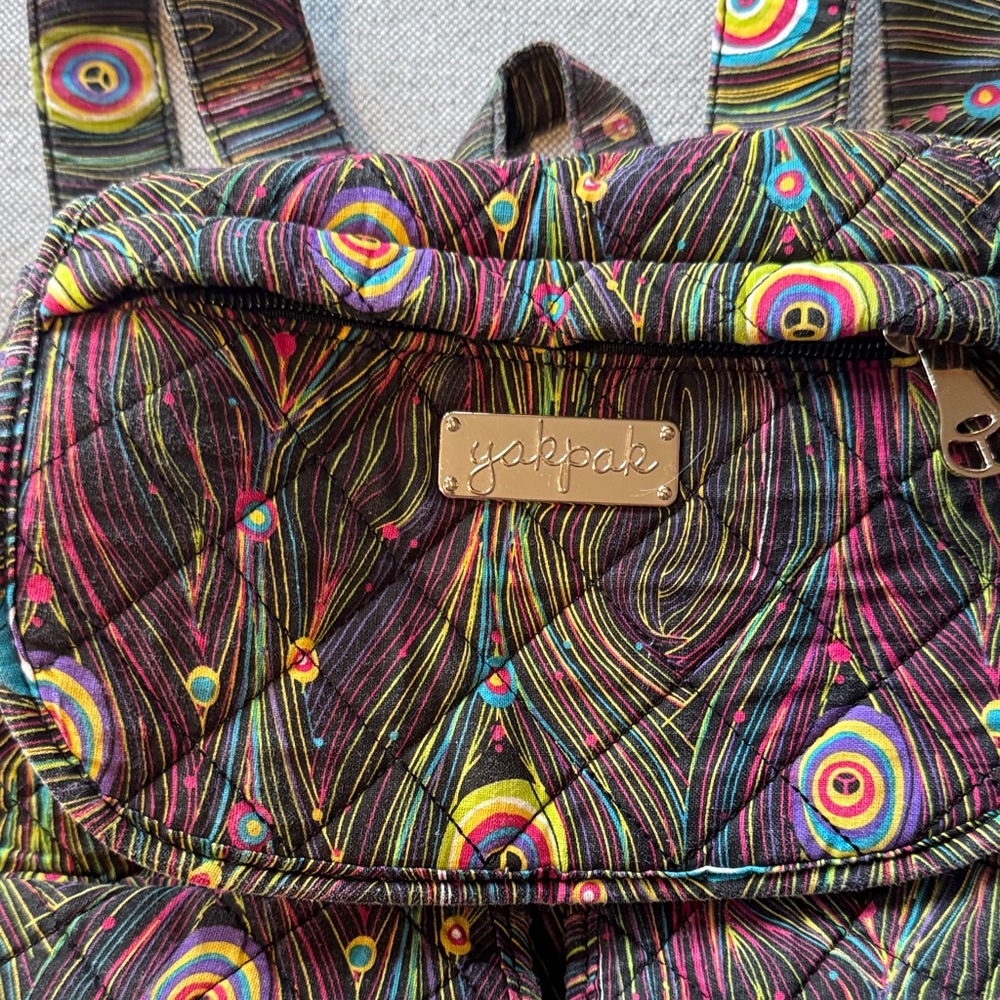Yak Pak Colorful Patterned Backpack - Picture 2 of 4